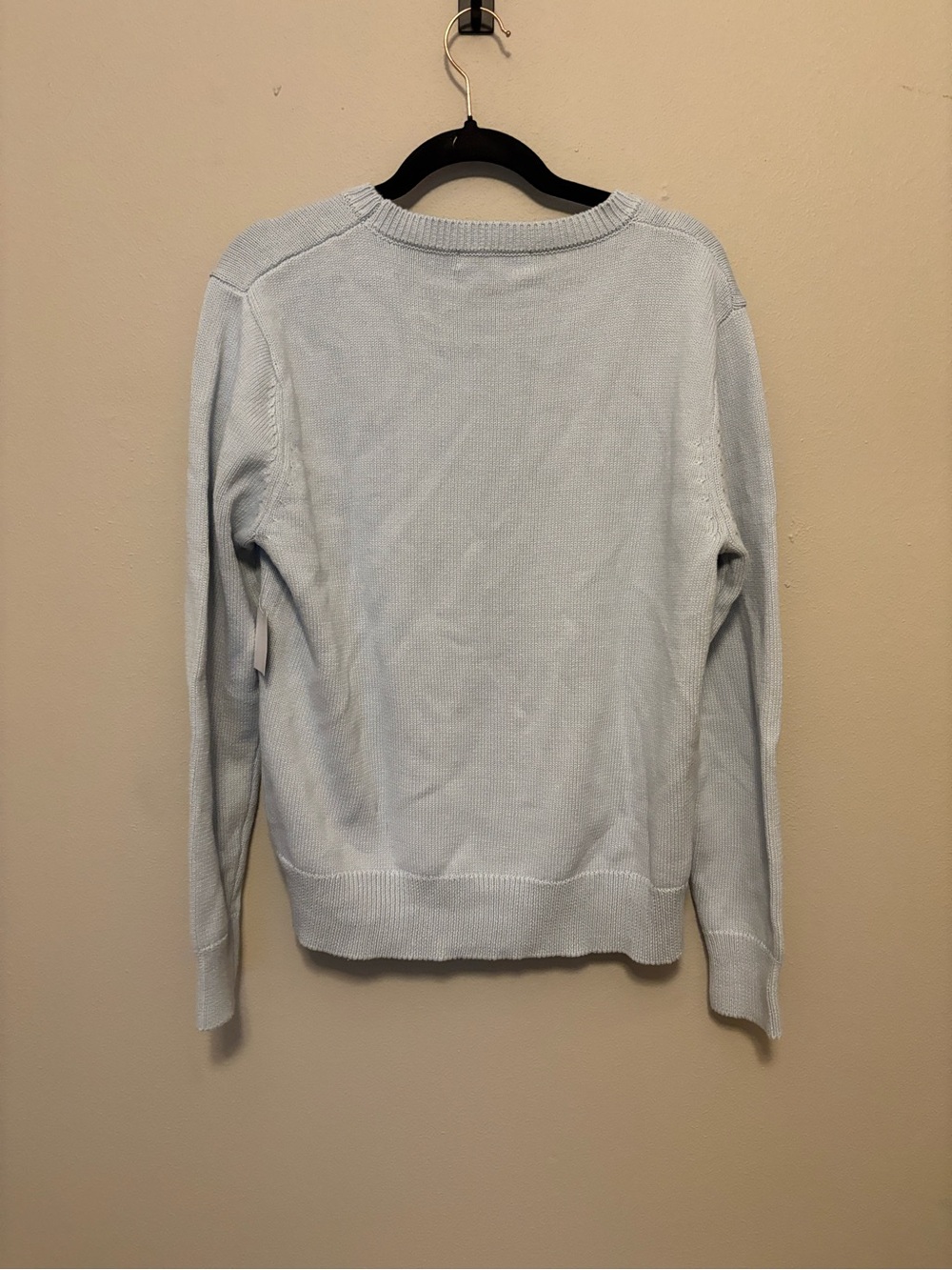 Kiel James Patrick Hydrangea Light Blue Embroidered Sweater M with initials HEB - Picture 9 of 11